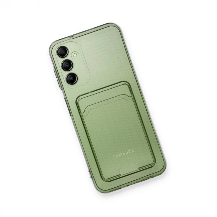 Samsung Galaxy A25 5g Kılıf Kart Şeffaf Silikon - Şeffaf