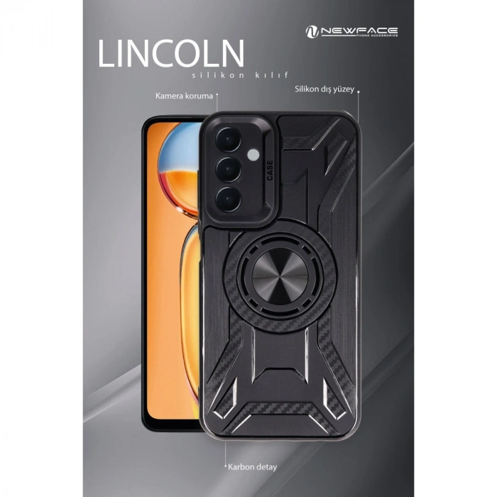 Samsung Galaxy A25 5g Kılıf Lincoln Silikon - Siyah
