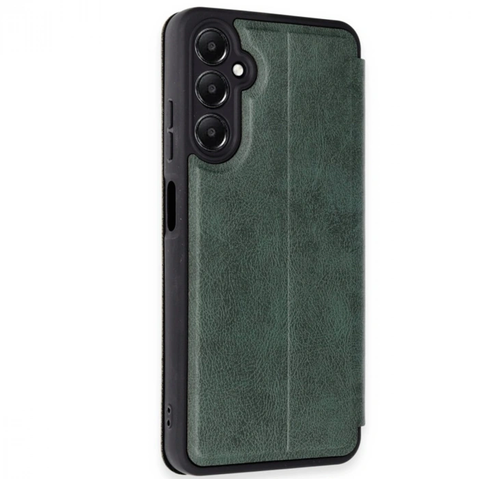 Samsung Galaxy A26 Kılıf Flip Cover - Koyu Yeşil