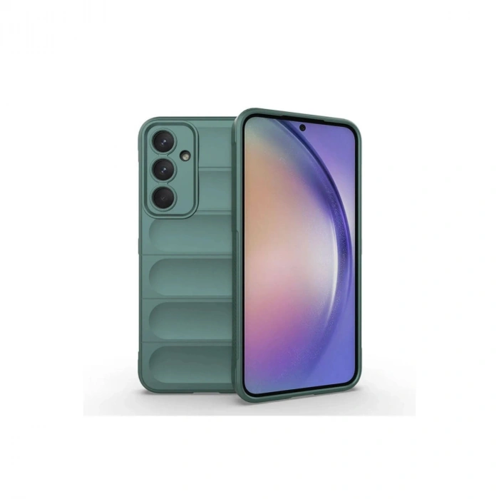 Samsung Galaxy A26 Kılıf Optimum Silikon - Koyu Yeşil