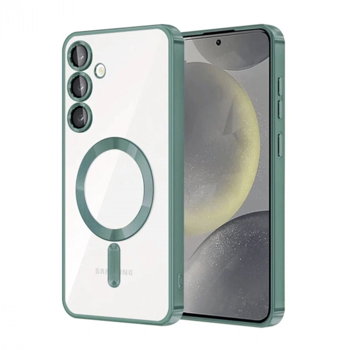 Samsung Galaxy A26 Kross Magneticsafe Kapak - Koyu Yeşil