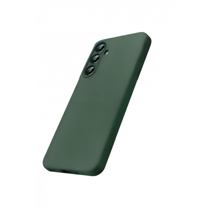 Samsung Galaxy A27 5g Nano İçi Kadife Silikon - Koyu Yeşil
