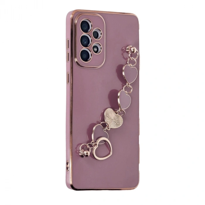 Samsung Galaxy A33 5g Kılıf Esila Silikon - Mor