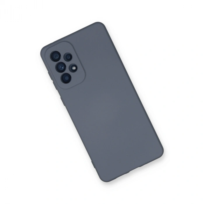 Samsung Galaxy A33 5g Kılıf Nano İçi Kadife Silikon - Gri