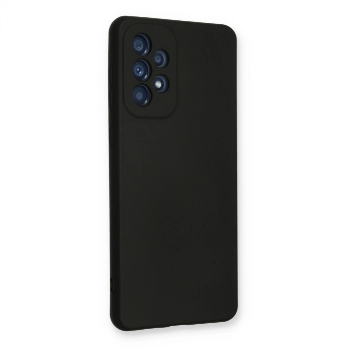 Samsung Galaxy A33 5g Kılıf Nano İçi Kadife Silikon - Siyah