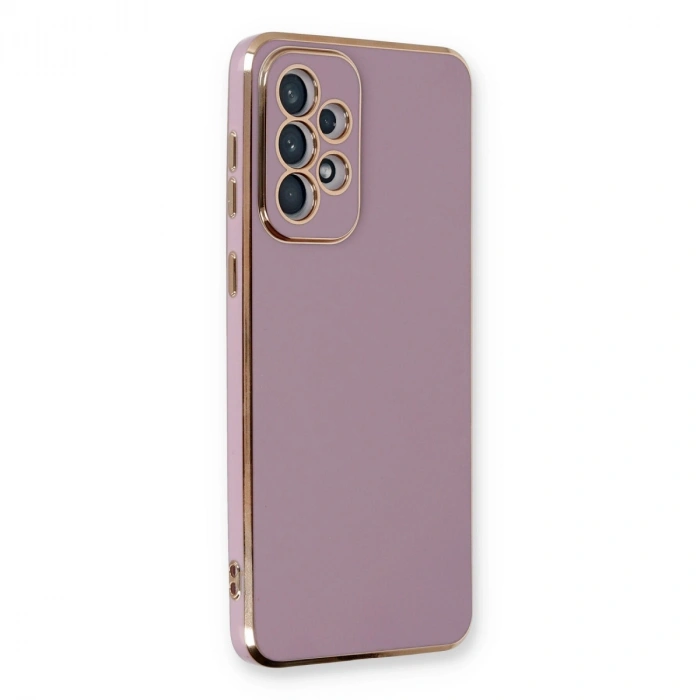 Samsung Galaxy A33 5g Kılıf Volet Silikon - Mor