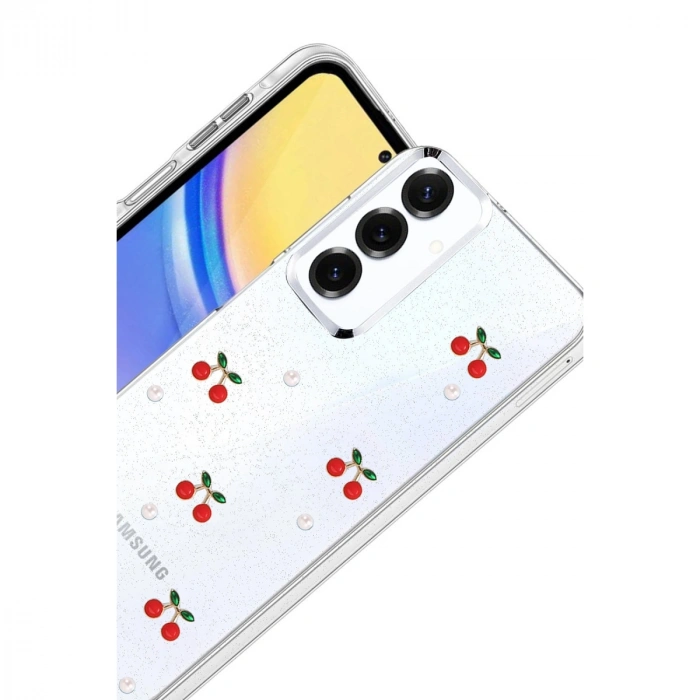 Samsung Galaxy A34 5g Fiyonk Desenli Kapak - Desen 9