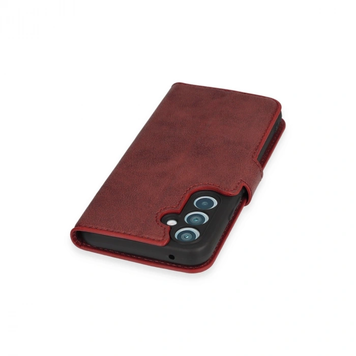 Samsung Galaxy A34 5g Kılıf Trend S Plus Kapaklı Kılıf - Kırmızı