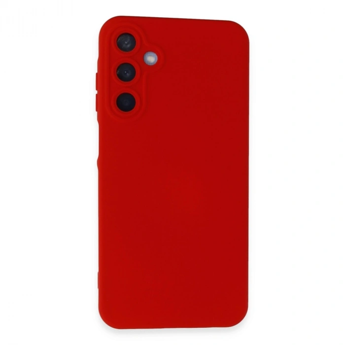 Samsung Galaxy A35 5g Kılıf Nano İçi Kadife Silikon - Kırmızı