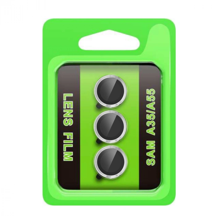 Samsung Galaxy A35 5g Raze Metal Kamera Lens - Gümüş