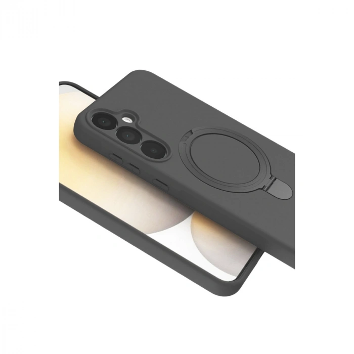 Samsung Galaxy A35 5g Regal Magsafe Standlı Kapak - Titan Gri