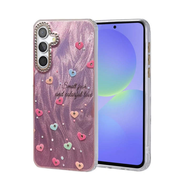 Samsung Galaxy A36 Kılıf Blade Aynalı Desenli Kapak - Desen 8