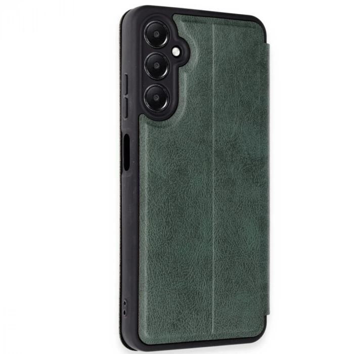 Samsung Galaxy A36 Kılıf Flip Cover - Koyu Yeşil