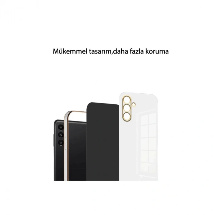 Samsung Galaxy A36 Kılıf Volet Silikon - Beyaz