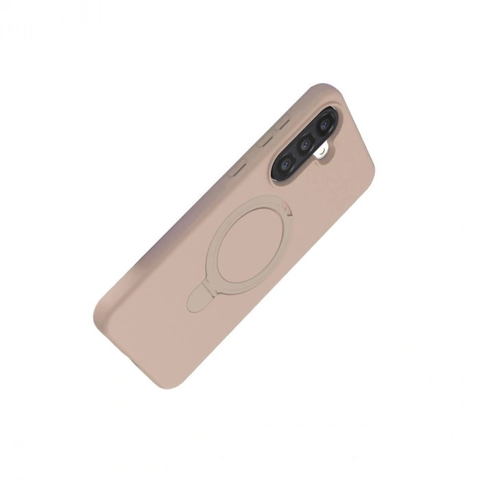Samsung Galaxy A36 Regal Magsafe Standlı Kapak - Çöl Titanyum
