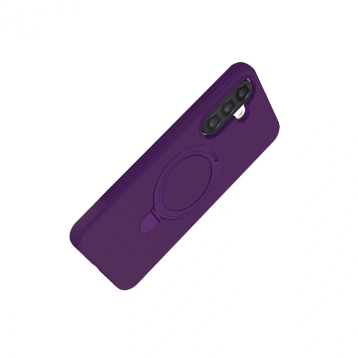 Samsung Galaxy A36 Regal Magsafe Standlı Kapak - Derin Mor