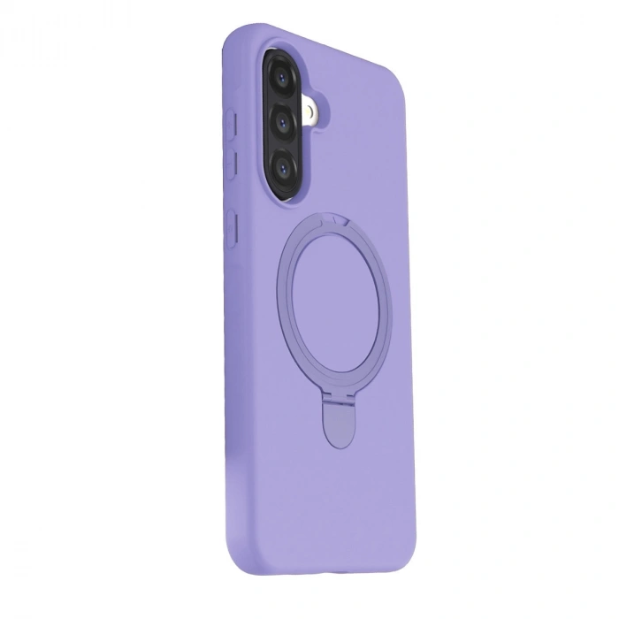 Samsung Galaxy A37 5g Regal Magsafe Standlı Kapak - Lila