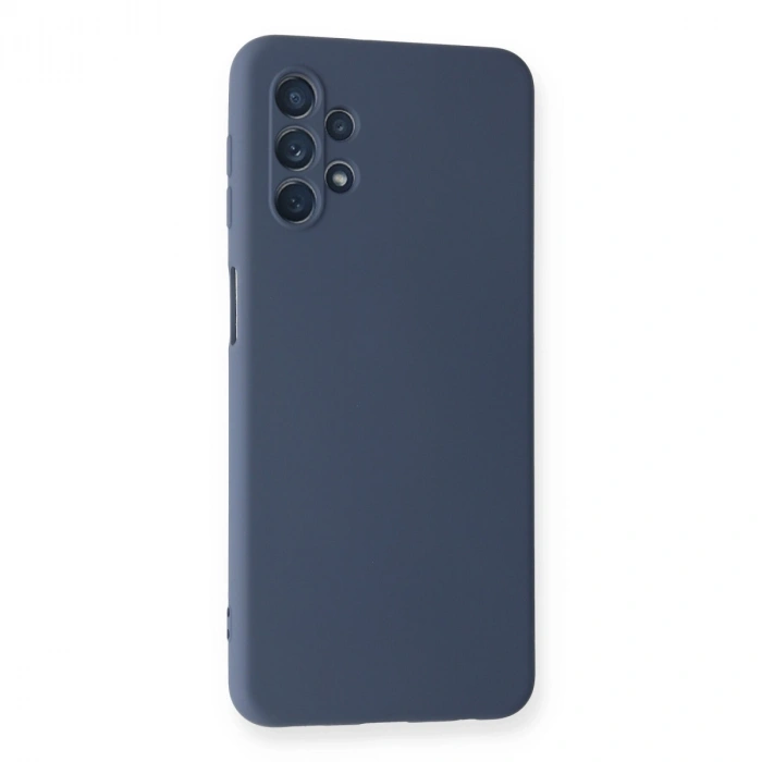 Samsung Galaxy A52 Kılıf Nano İçi Kadife Silikon - Gri