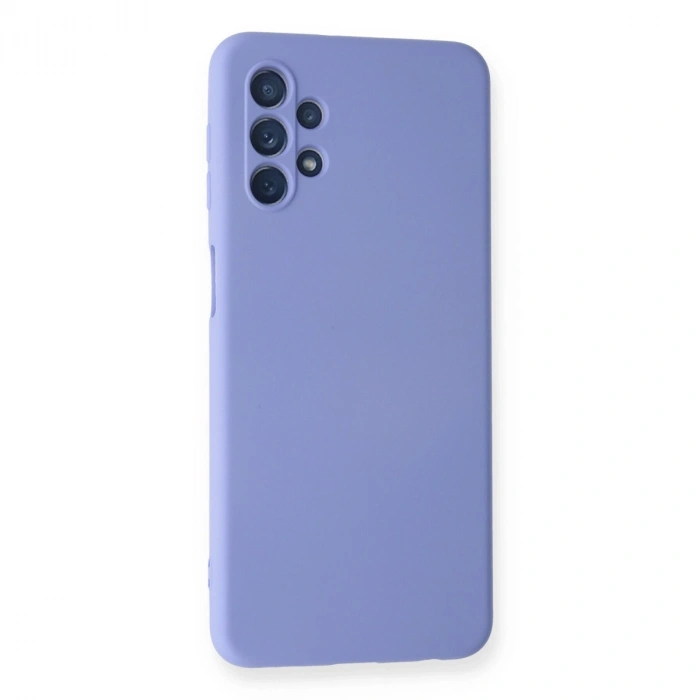 Samsung Galaxy A52 Kılıf Nano İçi Kadife Silikon - Lila