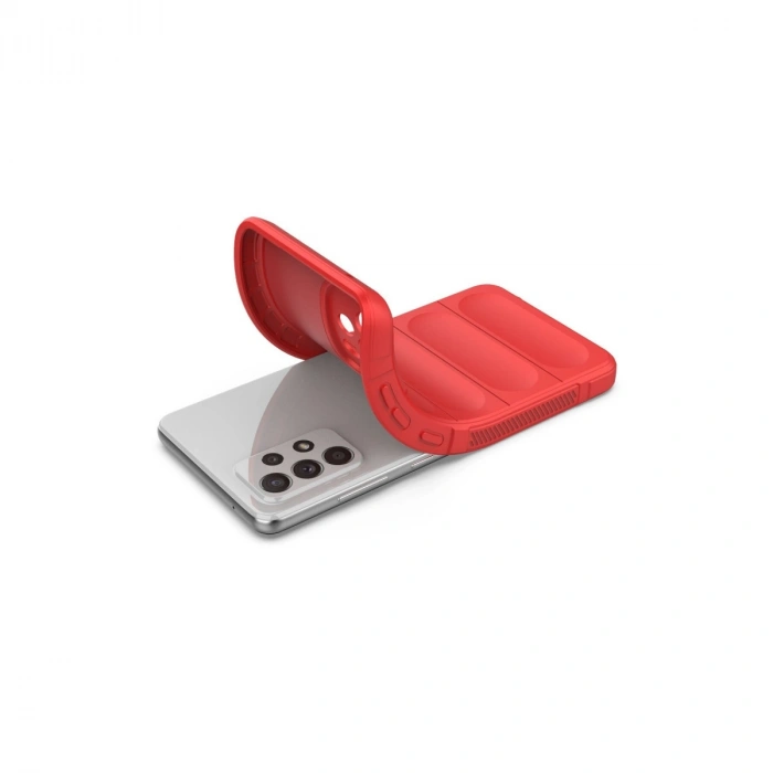 Samsung Galaxy A52 Kılıf Optimum Silikon - Kırmızı