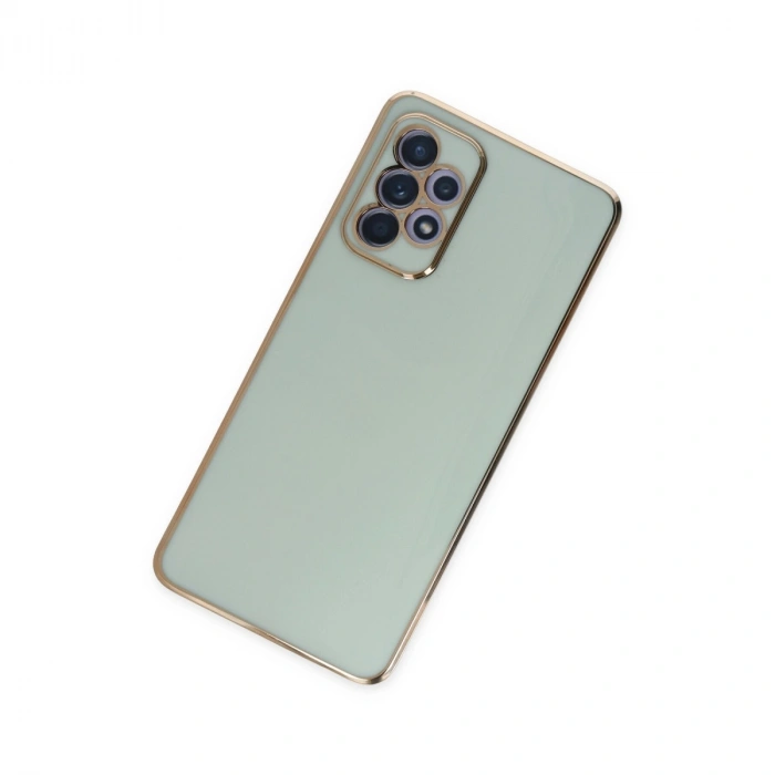 Samsung Galaxy A52 Kılıf Volet Silikon - Açık Yeşil