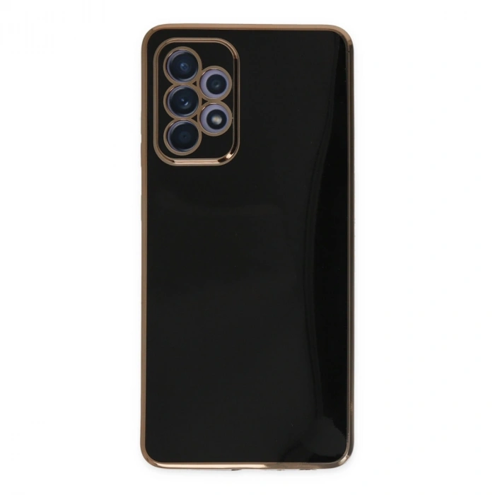 Samsung Galaxy A52 Kılıf Volet Silikon - Siyah