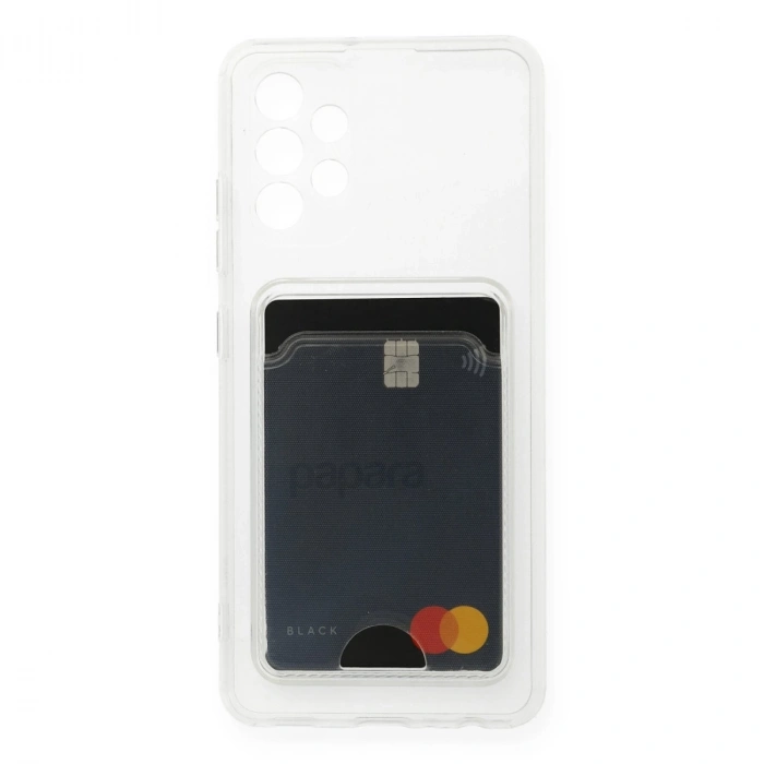 Samsung Galaxy A53 5g Kılıf Kart Şeffaf Silikon - Şeffaf