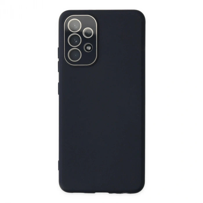 Samsung Galaxy A53 5g Kılıf Lansman Glass Kapak - Lacivert