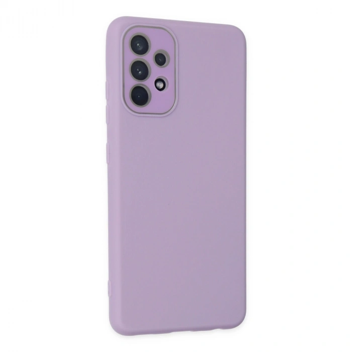 Samsung Galaxy A53 5g Kılıf Lansman Glass Kapak - Lila