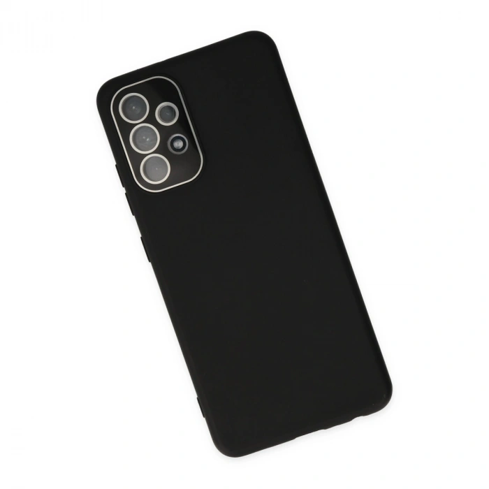 Samsung Galaxy A53 5g Kılıf Lansman Glass Kapak - Siyah