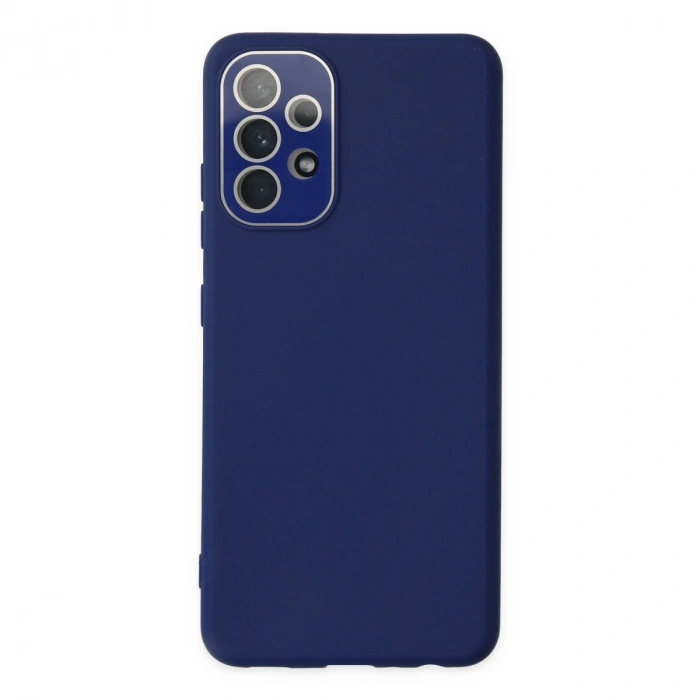 Samsung Galaxy A53 5g Kılıf Lansman Glass Kapak - Sky Blue