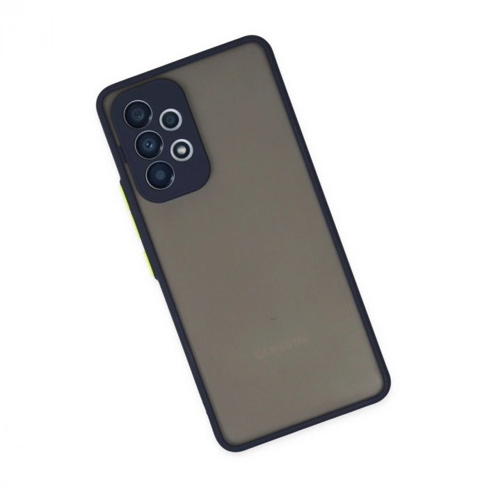 Samsung Galaxy A53 5g Kılıf Montreal Silikon Kapak - Lacivert