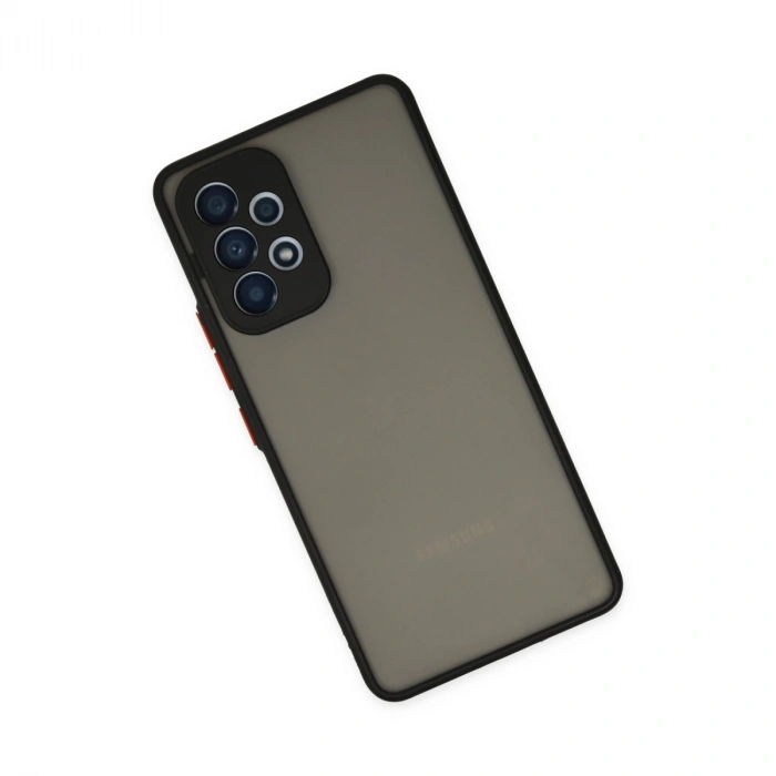Samsung Galaxy A53 5g Kılıf Montreal Silikon Kapak - Siyah