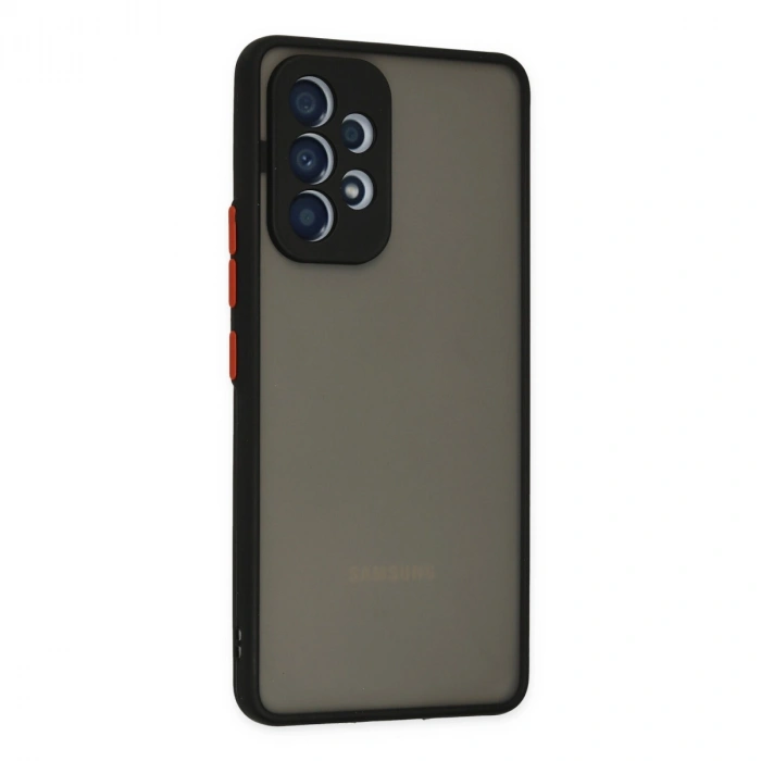 Samsung Galaxy A53 5g Kılıf Montreal Silikon Kapak - Siyah
