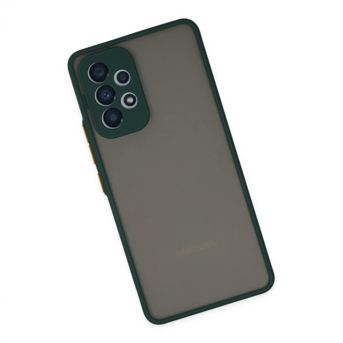 Samsung Galaxy A53 5g Kılıf Montreal Silikon Kapak - Yeşil