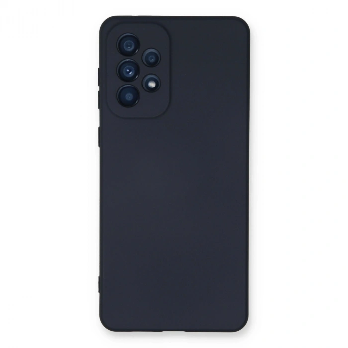 Samsung Galaxy A53 5g Kılıf Nano İçi Kadife Silikon - Lacivert