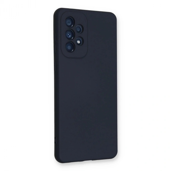 Samsung Galaxy A53 5g Kılıf Nano İçi Kadife Silikon - Lacivert