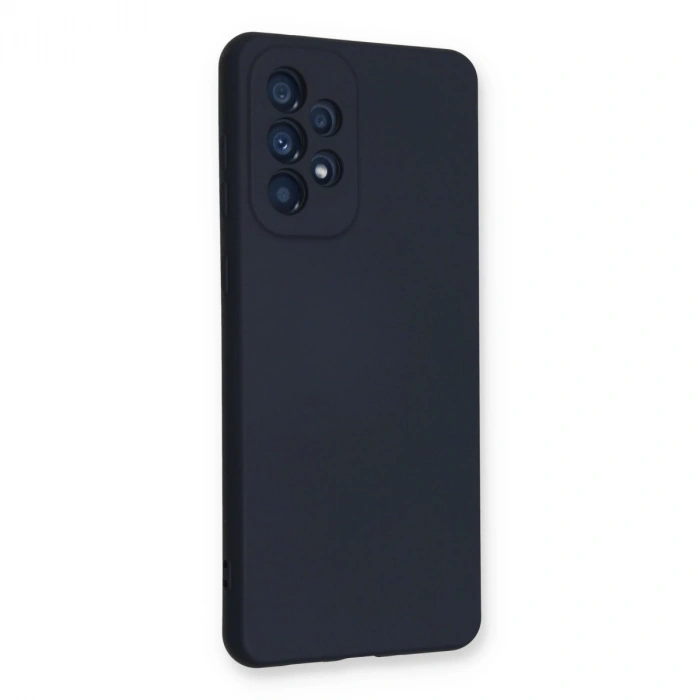 Samsung Galaxy A53 5g Kılıf Nano İçi Kadife Silikon - Lacivert