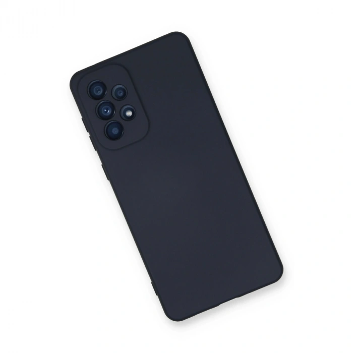 Samsung Galaxy A53 5g Kılıf Nano İçi Kadife Silikon - Lacivert