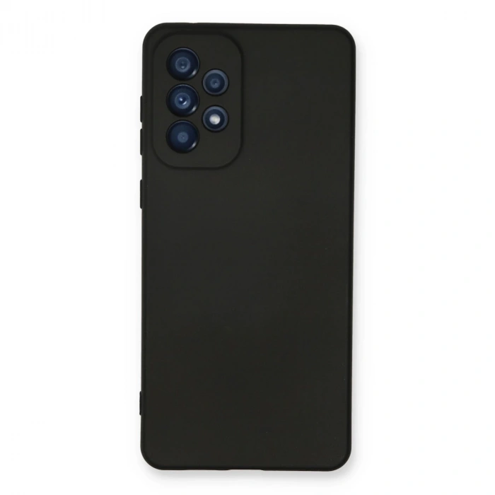 Samsung Galaxy A53 5g Kılıf Nano İçi Kadife Silikon - Siyah