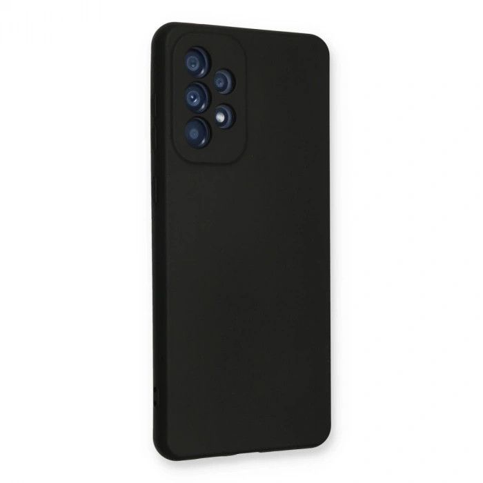Samsung Galaxy A53 5g Kılıf Nano İçi Kadife Silikon - Siyah