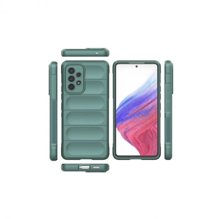 Samsung Galaxy A53 5g Kılıf Optimum Silikon - Koyu Yeşil