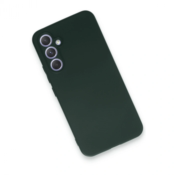Samsung Galaxy A54 5g Kılıf First Silikon - Koyu Yeşil