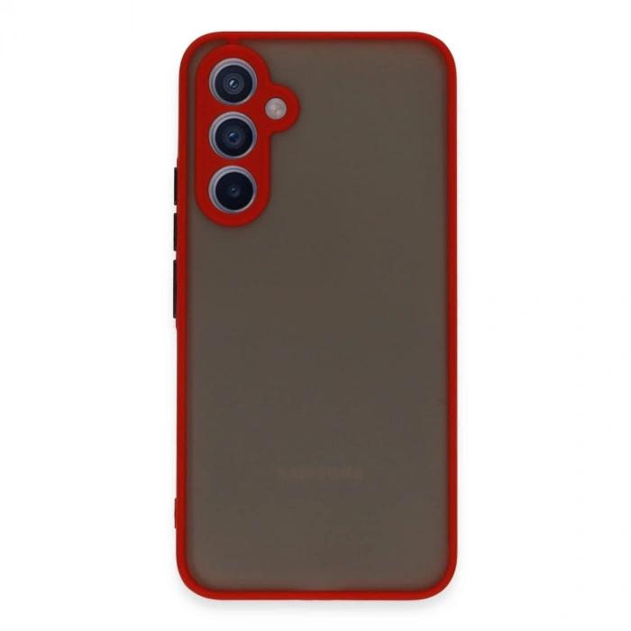 Samsung Galaxy A54 5g Kılıf Montreal Silikon Kapak - Kırmızı