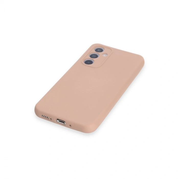 Samsung Galaxy A54 5g Kılıf Nano İçi Kadife Silikon - Pudra
