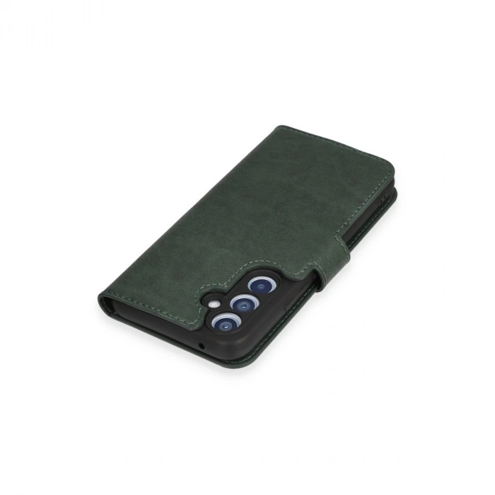 Samsung Galaxy A54 5g Kılıf Trend S Plus Kapaklı Kılıf - Yeşil