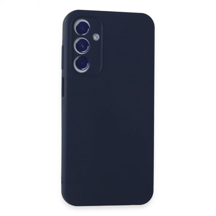 Samsung Galaxy A55 5g Kılıf First Silikon - Lacivert