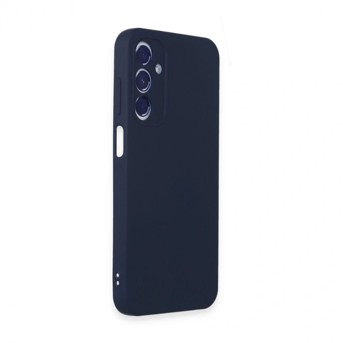 Samsung Galaxy A55 5g Kılıf First Silikon - Lacivert