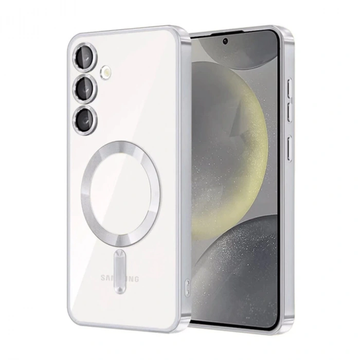 Samsung Galaxy A55 5g Kross Magneticsafe Kapak - Gümüş