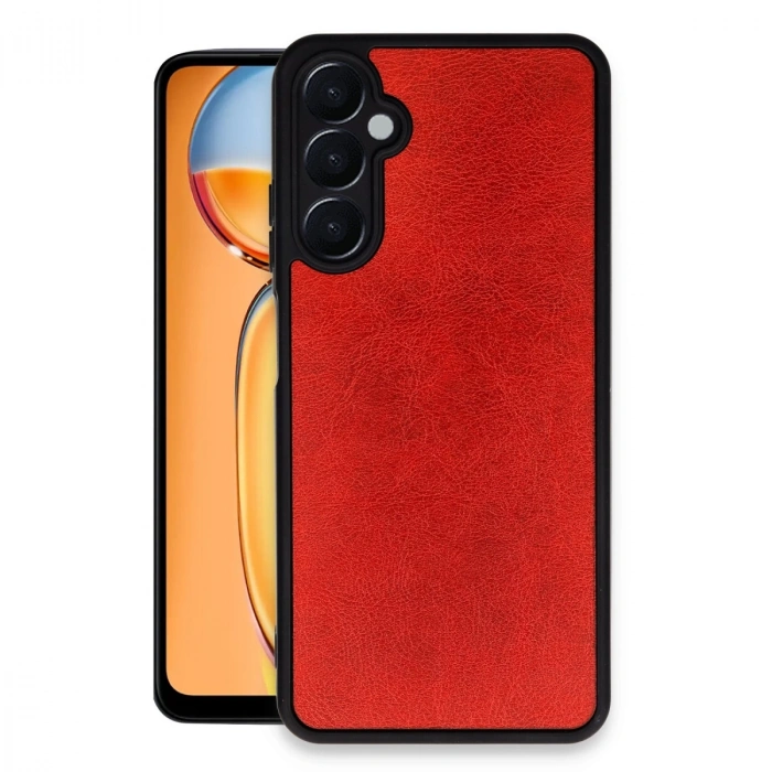 Samsung Galaxy A56 Kılıf Aras Deri Kapak - Kırmızı